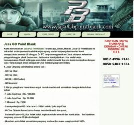 Jasa Gb Point Blank & Harga Jasa Gb Point Blank