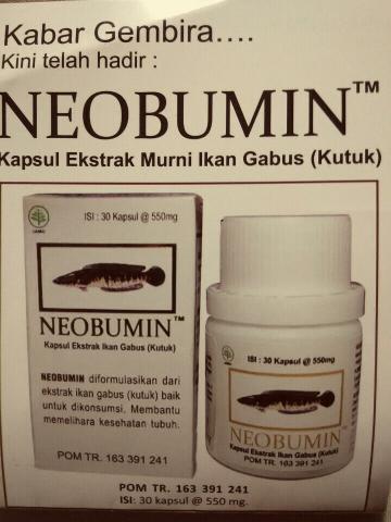 neobumin ekstrak ikan gabus atau ikan kutuk - iklan gratis